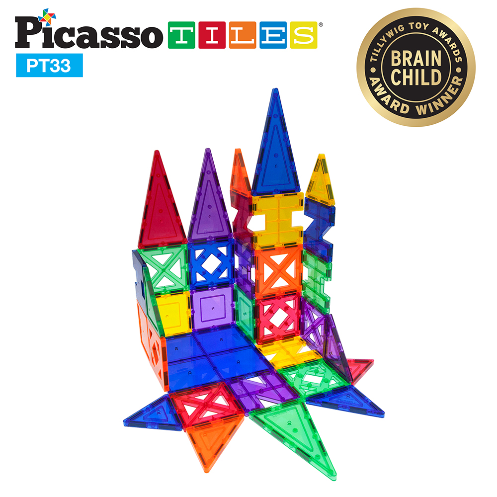 Magnetplattor Picasso Tiles 33 bitar