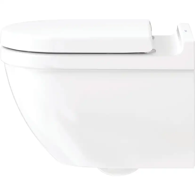 Vägghängd Toalettstol Duravit Starck 3 252709 Rimless utan Toalettsits