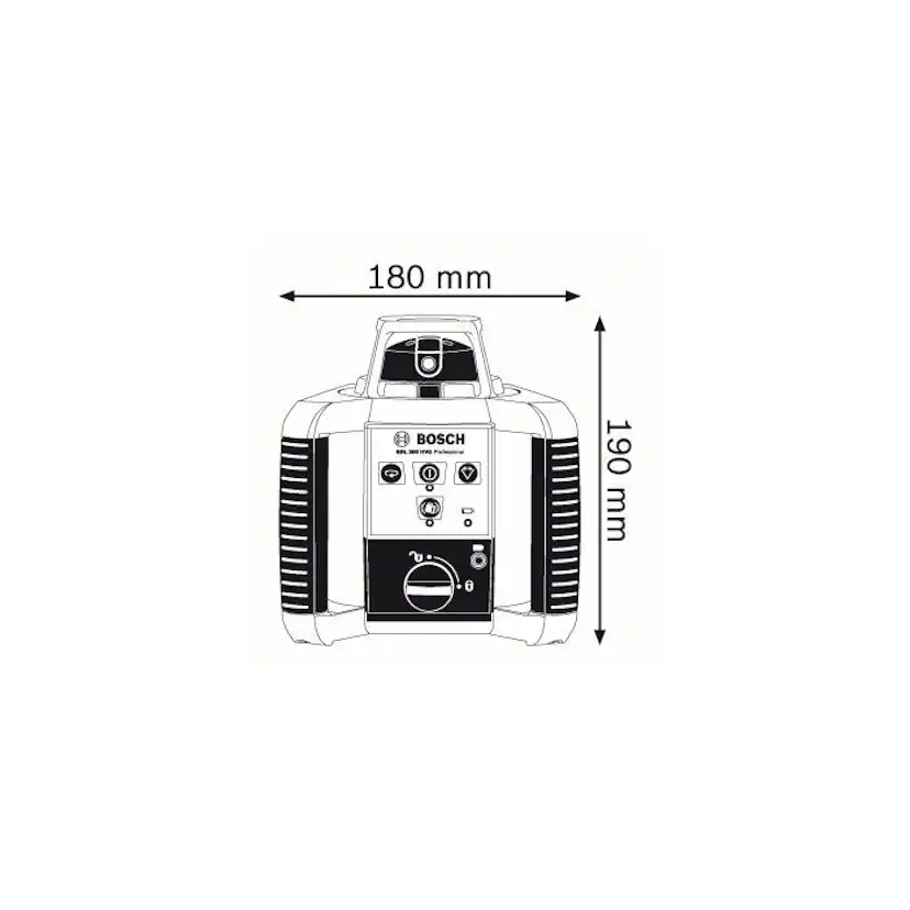 Rotationslaser Bosch GRL 300 HVG Professional med Lasermottagare