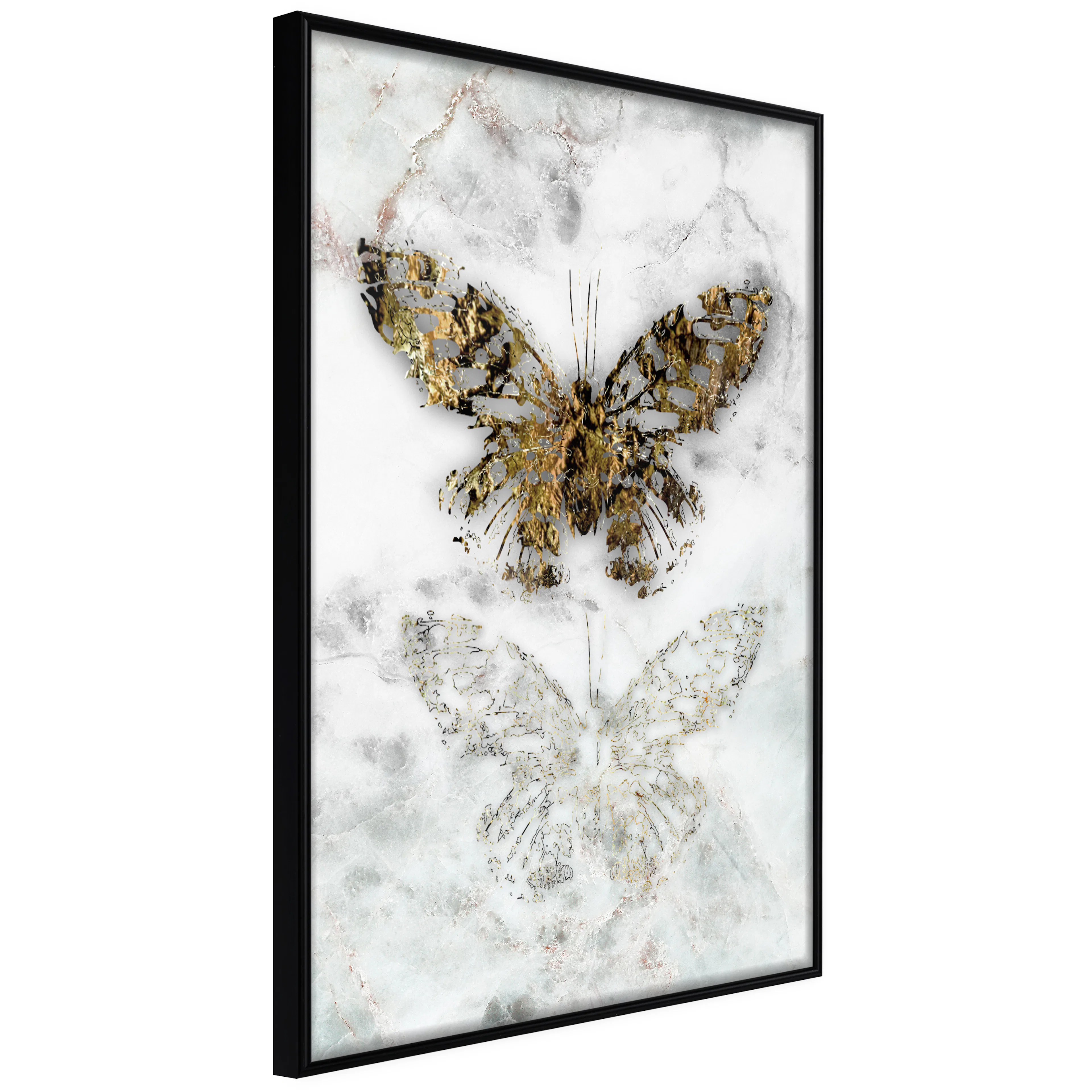 Affisch - Immortal Butterfly [Poster] 20x30 Svart ram, 20x30 cm