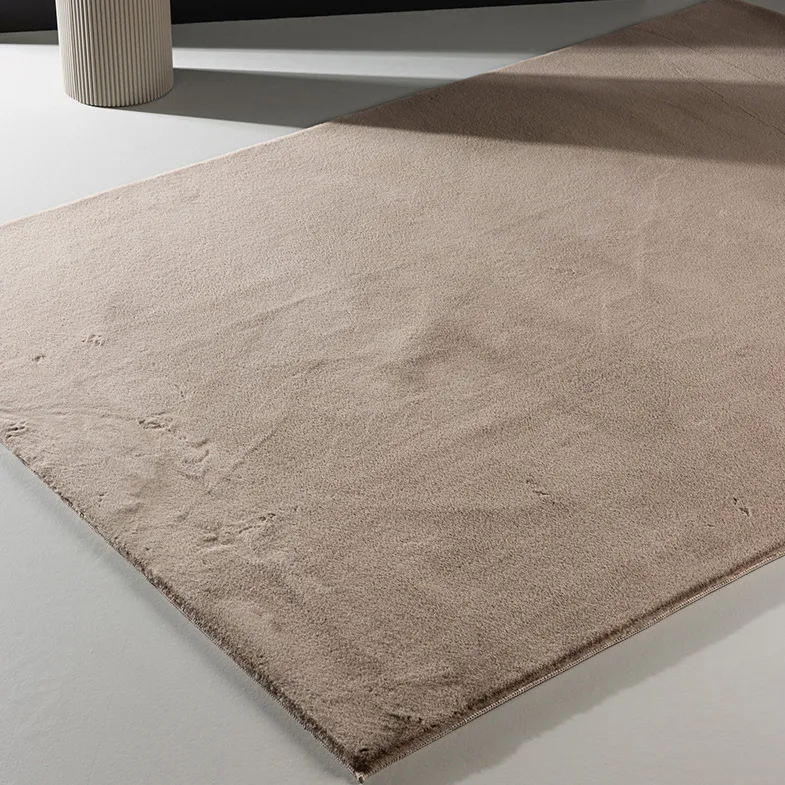 Leni 100 % polyester - 170*240- -Rectangular-Beige Mått: 170x240 cm