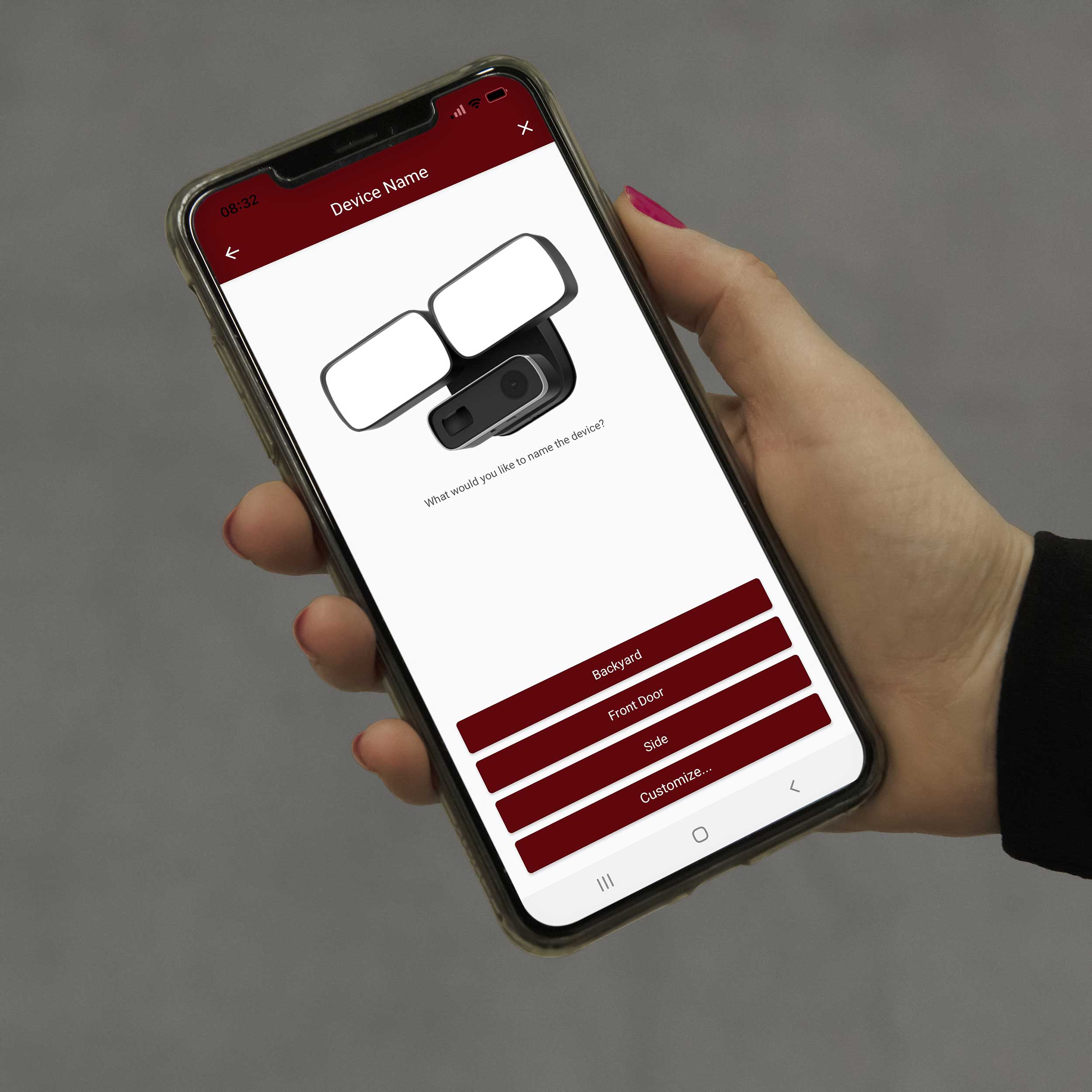 Vägglykta Gnosjö Konstsmide Smartlight Wifi med Kamera 2x12W