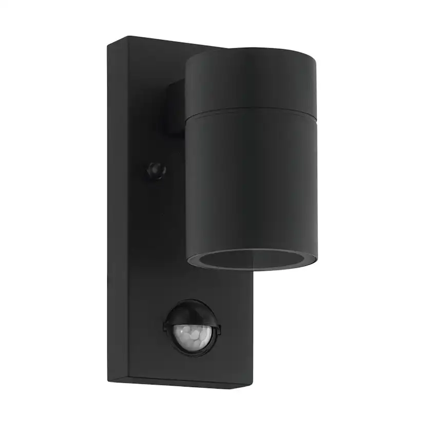 Vägglampa Utebelysning Eglo Riga 5 med Sensor Svart Klar