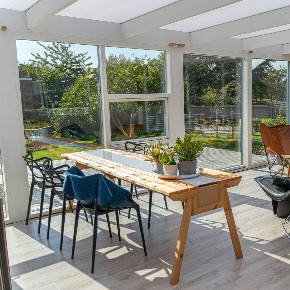 Kanalplast Plastmo TwinLite Rök Komplett Tak 32 mm