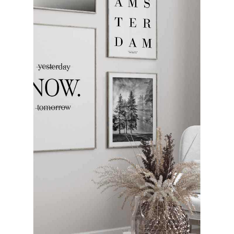 Poster Gallerix Sunrays Through Trees