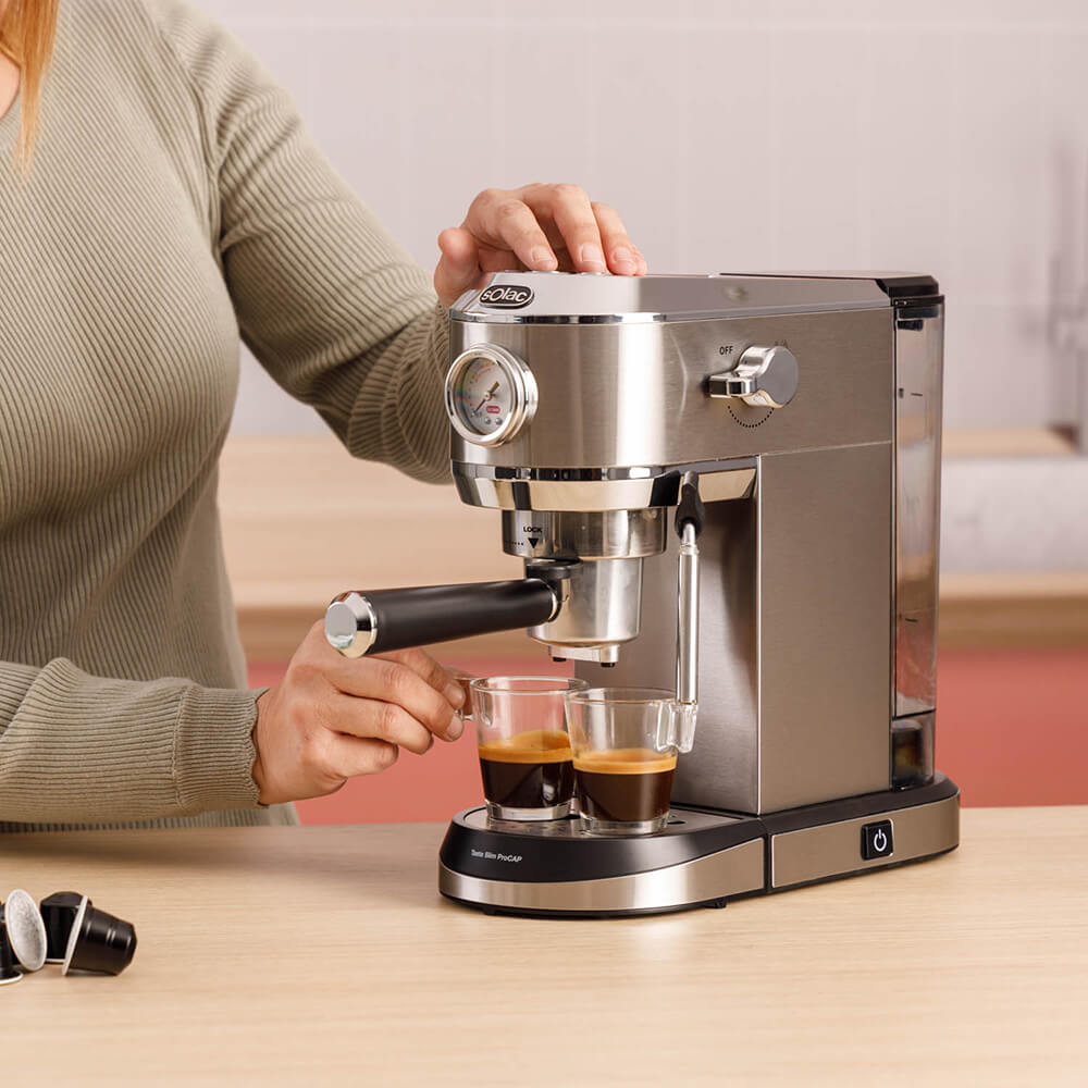 Espressomaskin Solac Taste Slim Pro Cap