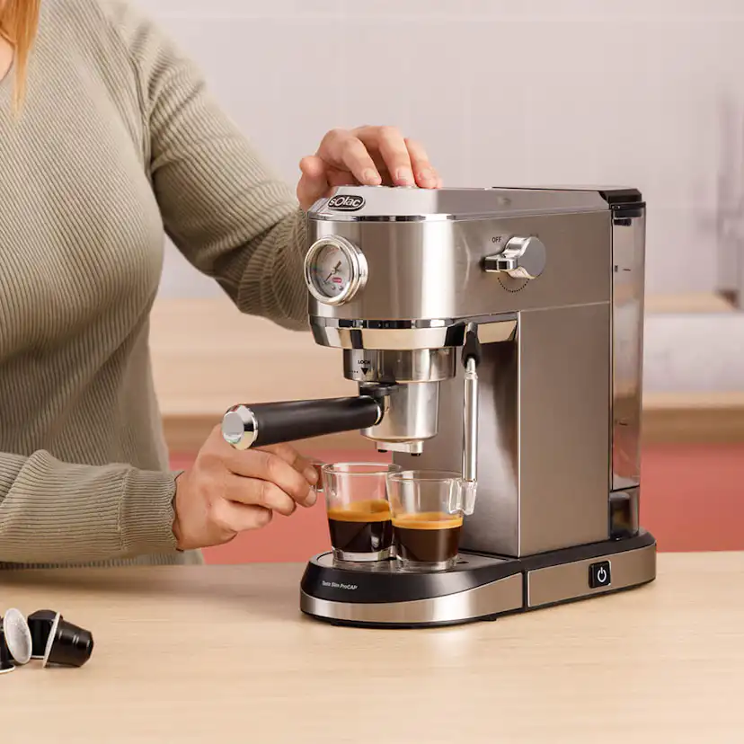 Espressomaskin Solac Taste Slim Pro Cap