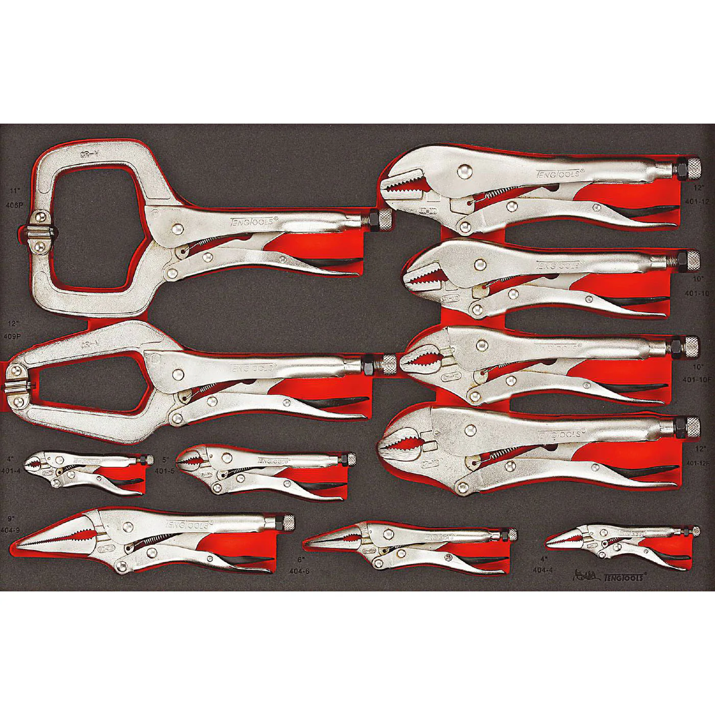 Tångsats 11 delar Teng Tools TTEVG11