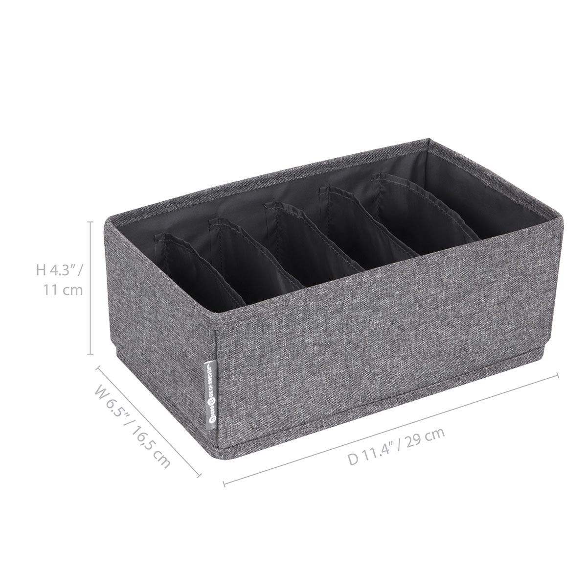 DRAWER ORGANIZER small grå Grå, Small