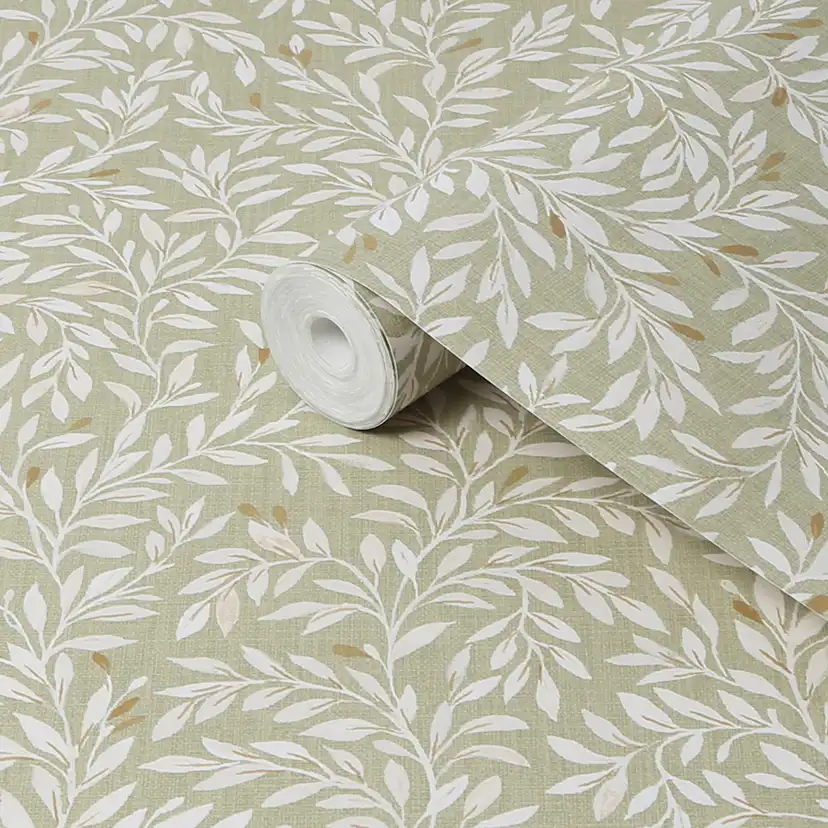 Tapet NEXT Ditsy Leaf Green