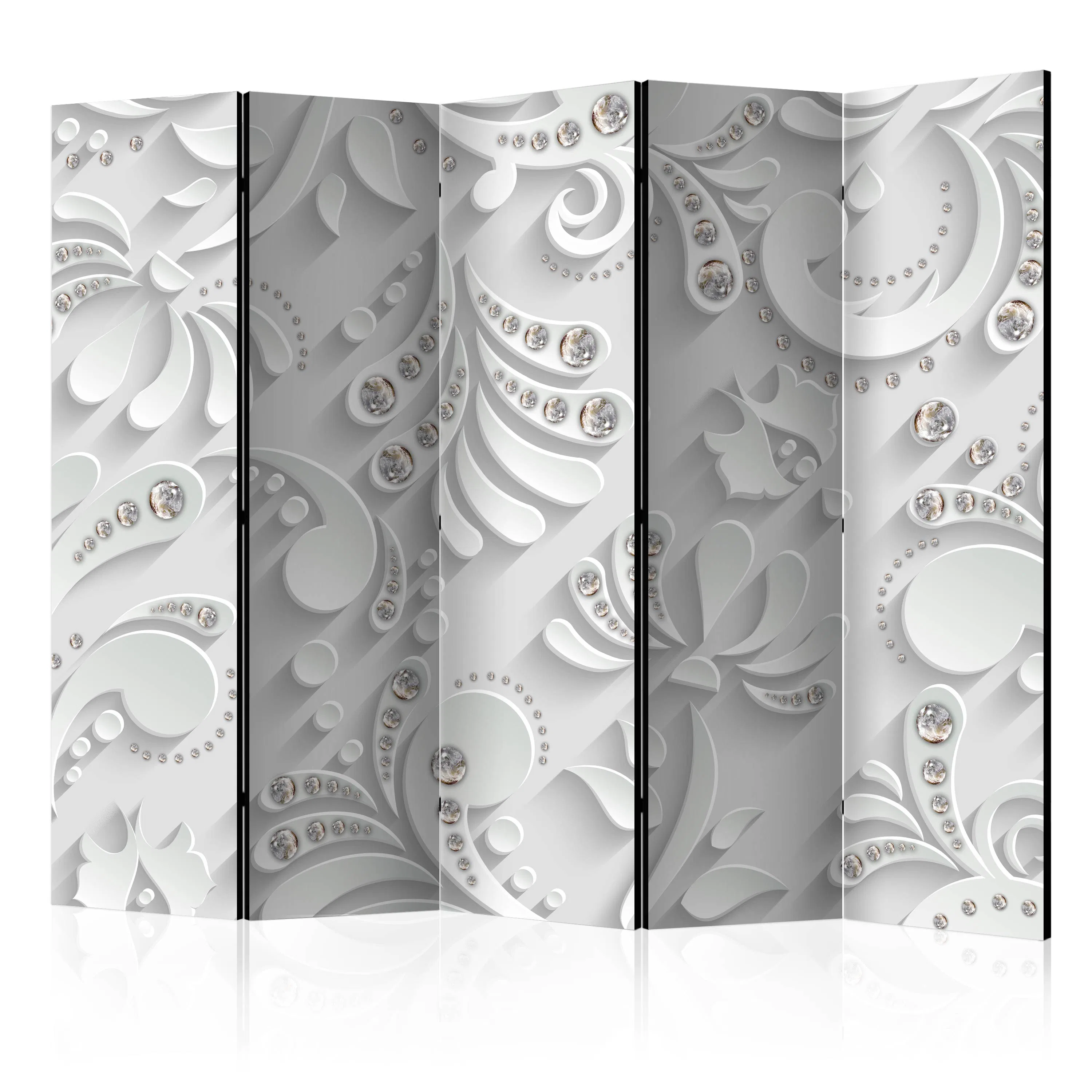 Rumsavdelare Skärmvägg Arkiio Flowers in Crystals II 225x172 cm