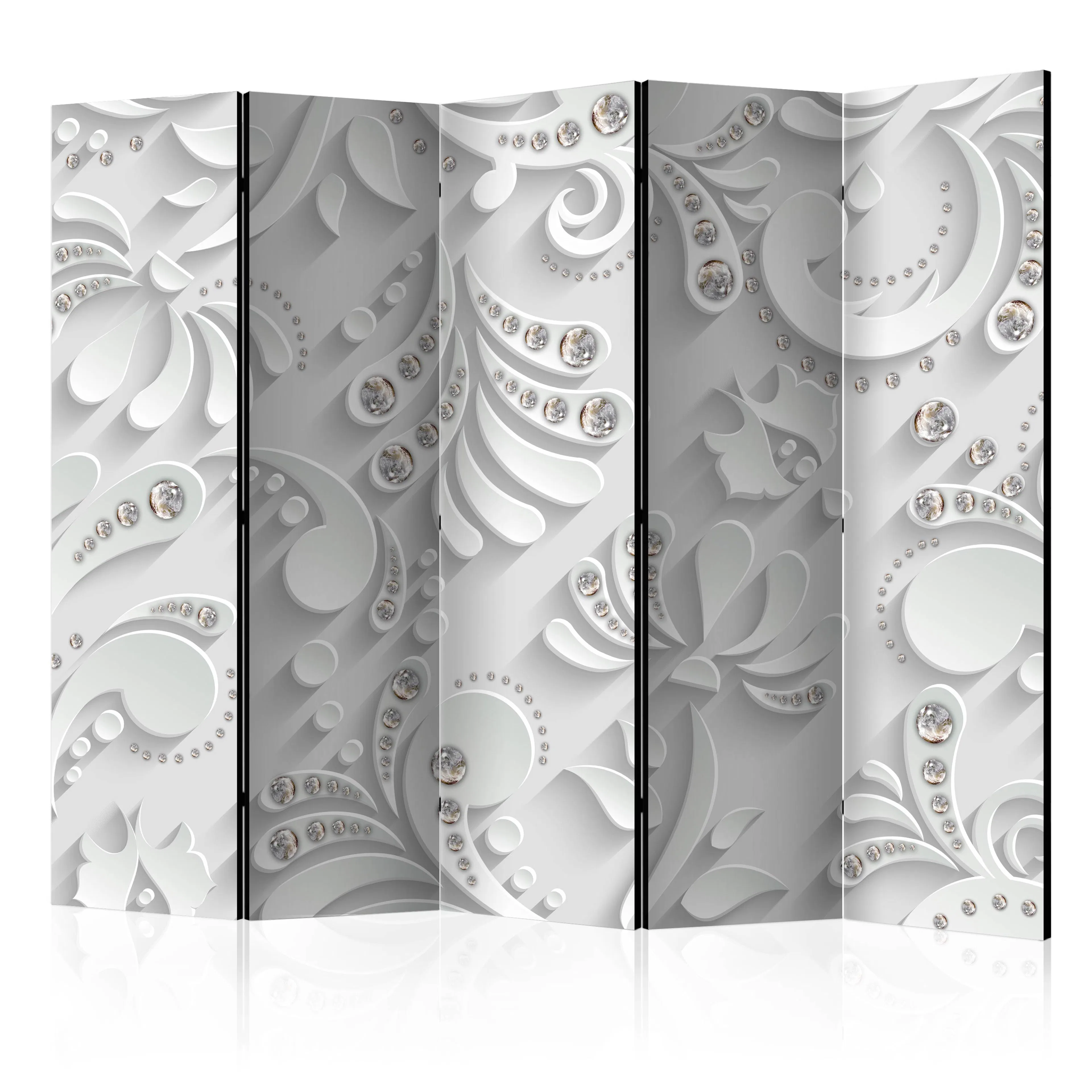 Rumsavdelare Skärmvägg Arkiio Flowers in Crystals II 225x172 cm