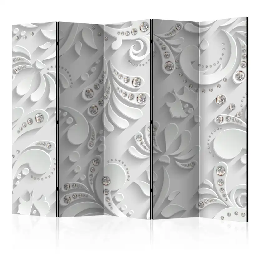 Rumsavdelare Skärmvägg Arkiio Flowers in Crystals II 225x172 cm