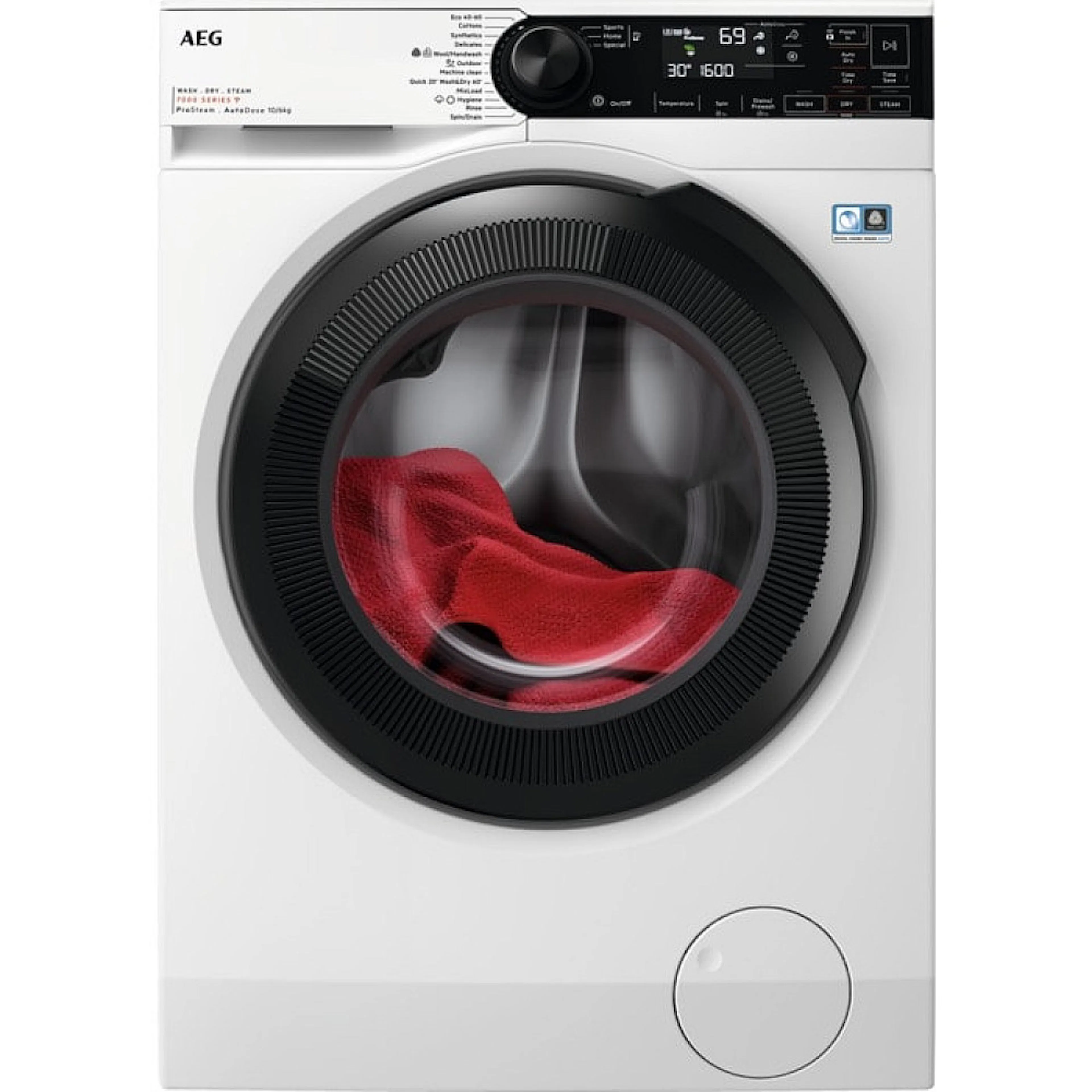 Kombinerad Tvätt/Torktumlare AEG LWR734E16Q 7000 ProSteam® Autodose 10 kg
