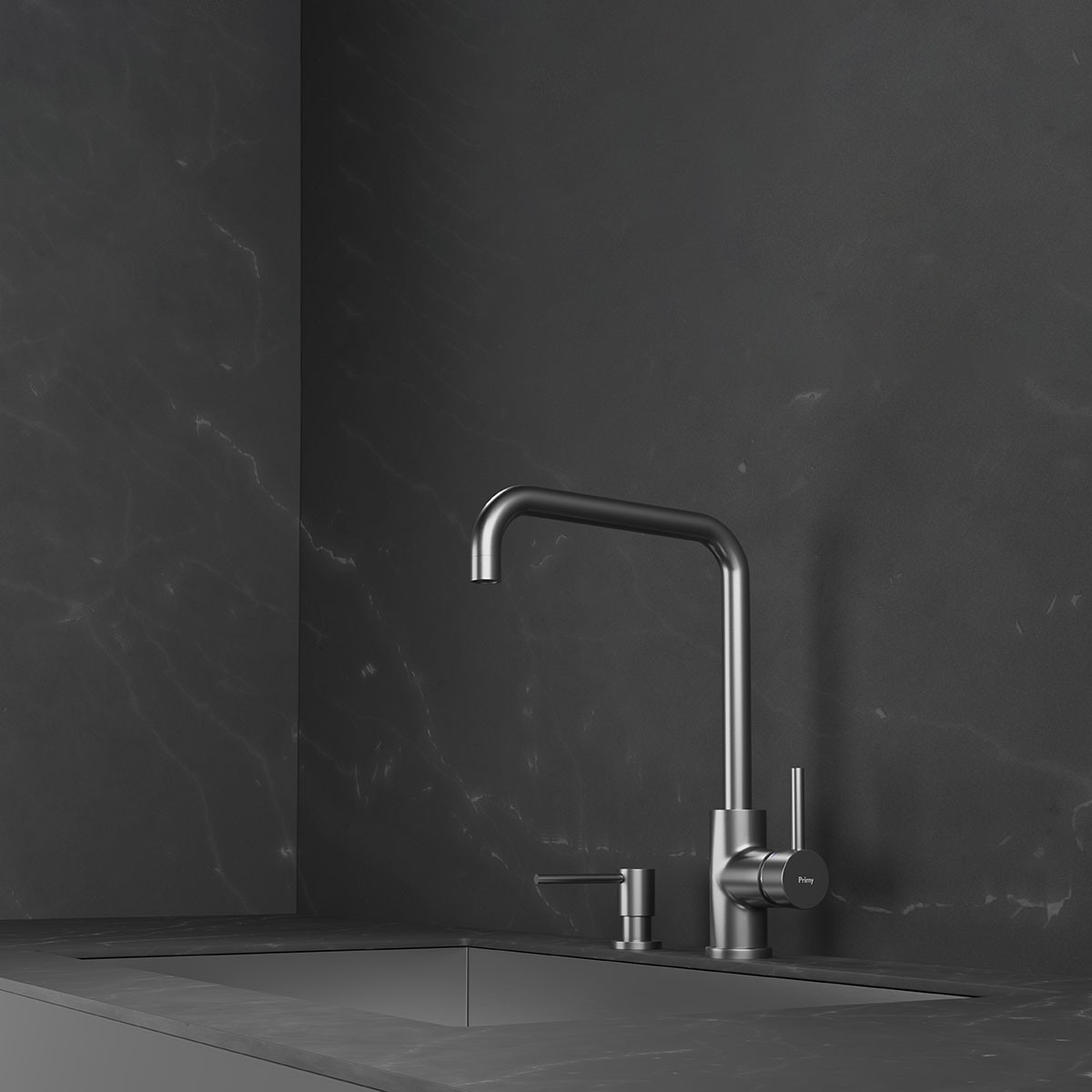 Köksblandare Scandtap Steel Square Rostfritt Stål