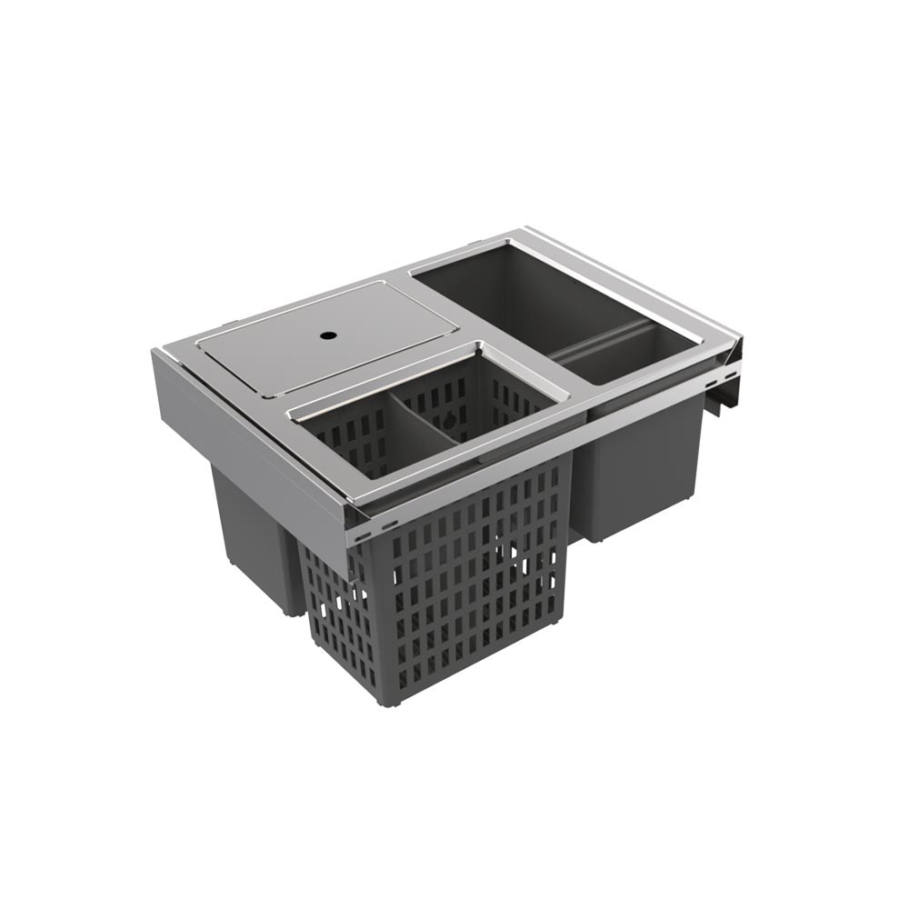 Källsorteringskärhållare Beslag Design Hide 600 Hero