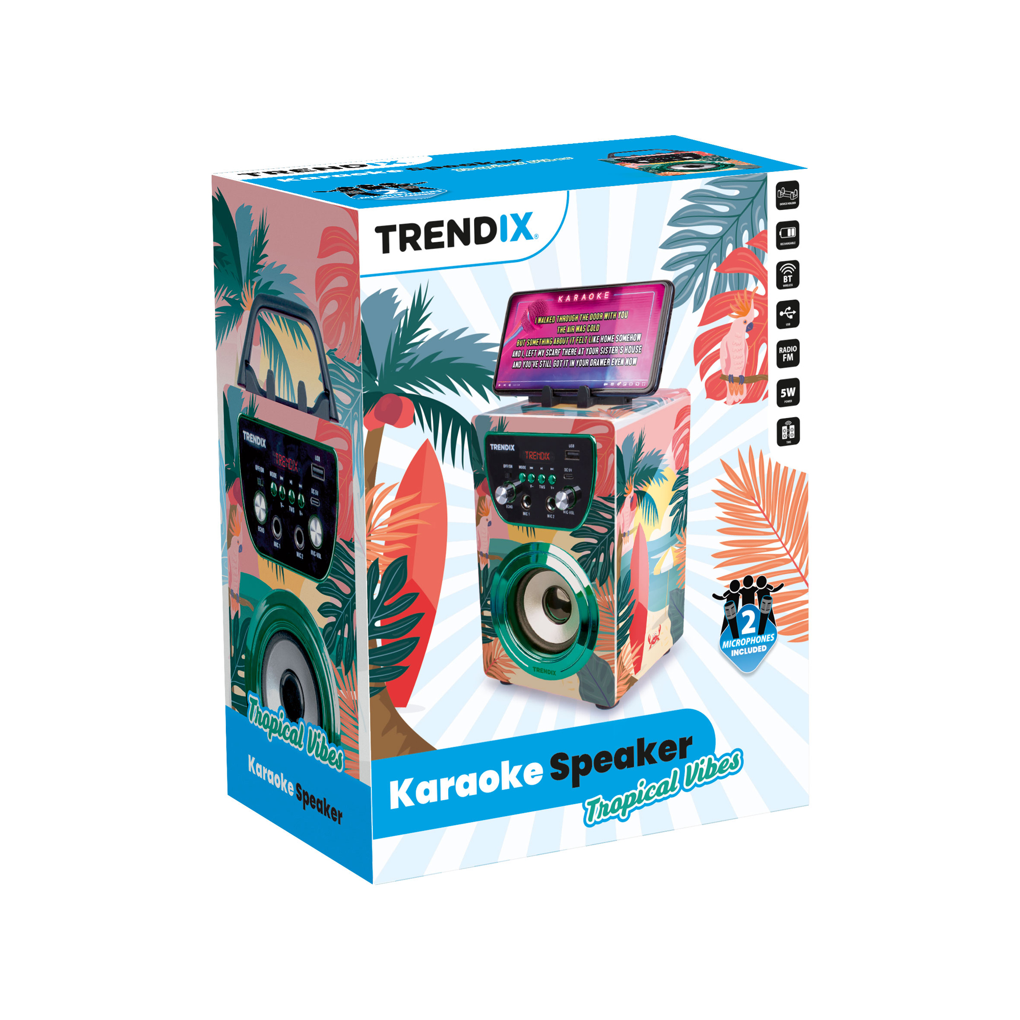 Karaokemaskin Trendix Tropical Vibes Wired