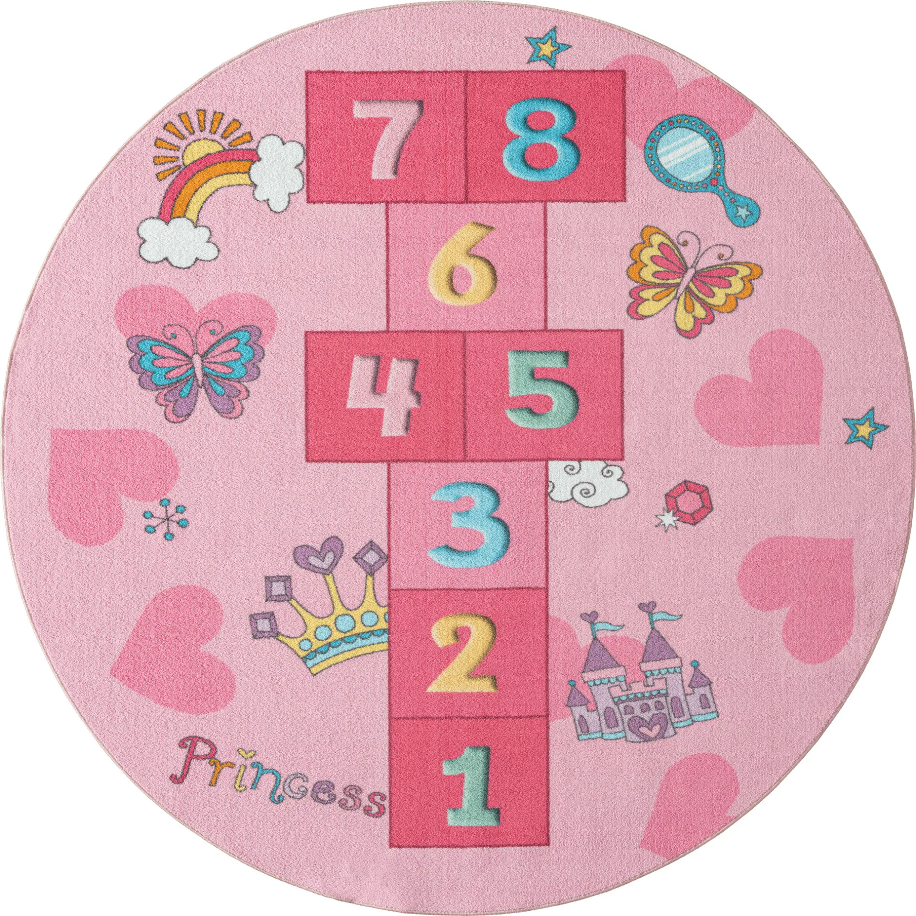 Barnmatta KM Carpets Play Jump Rund