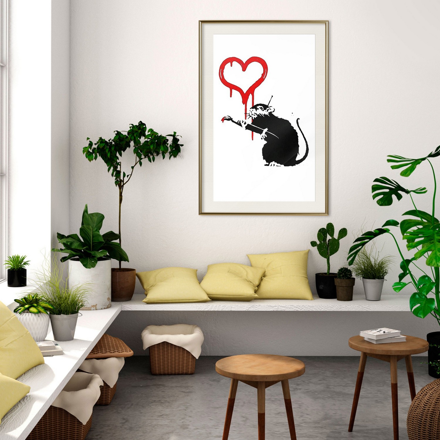 Poster Artgeist Affisch Love Rat