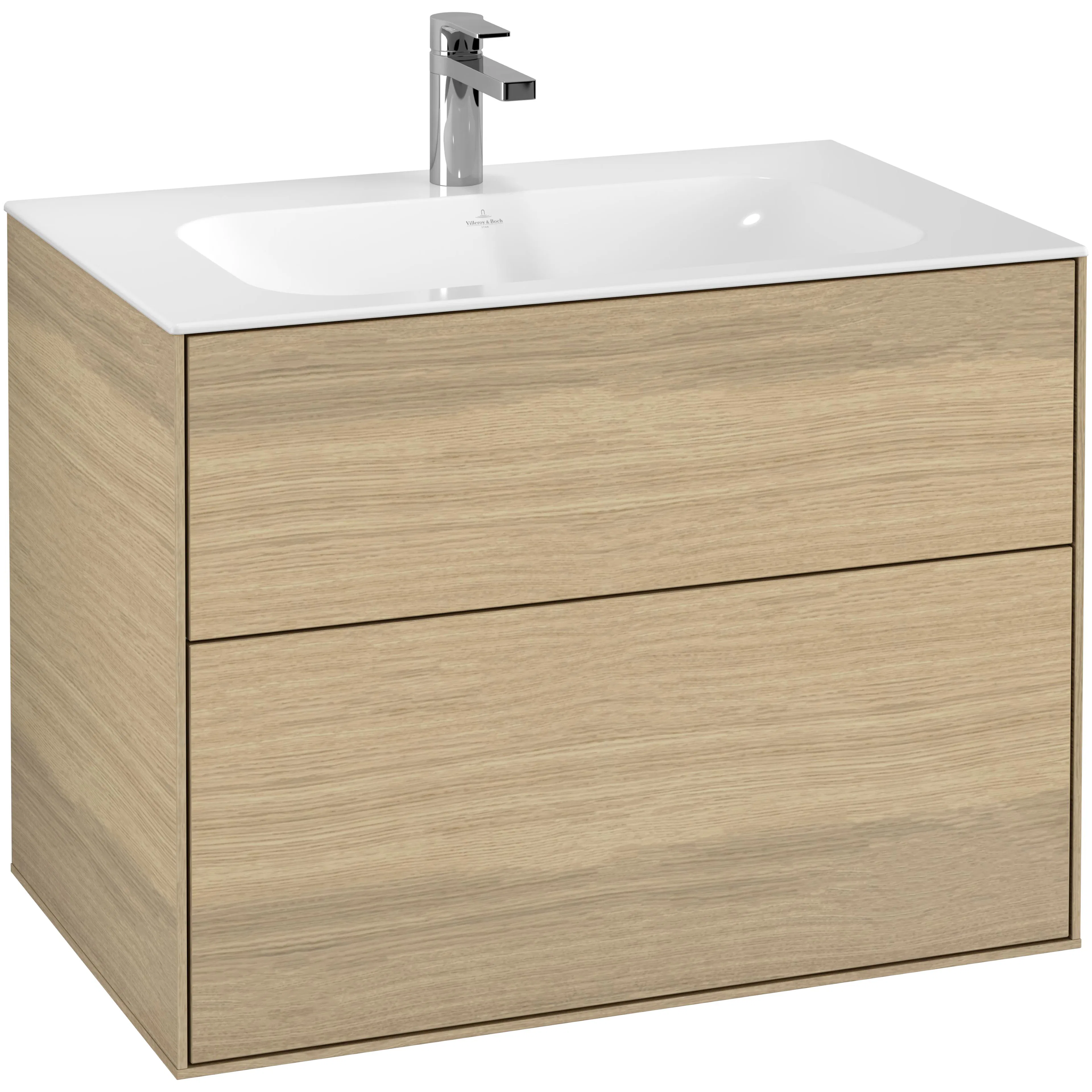 Tvättställsskåp Villeroy & Boch Finion med 2 Lådor för Inbyggt Tvättställ