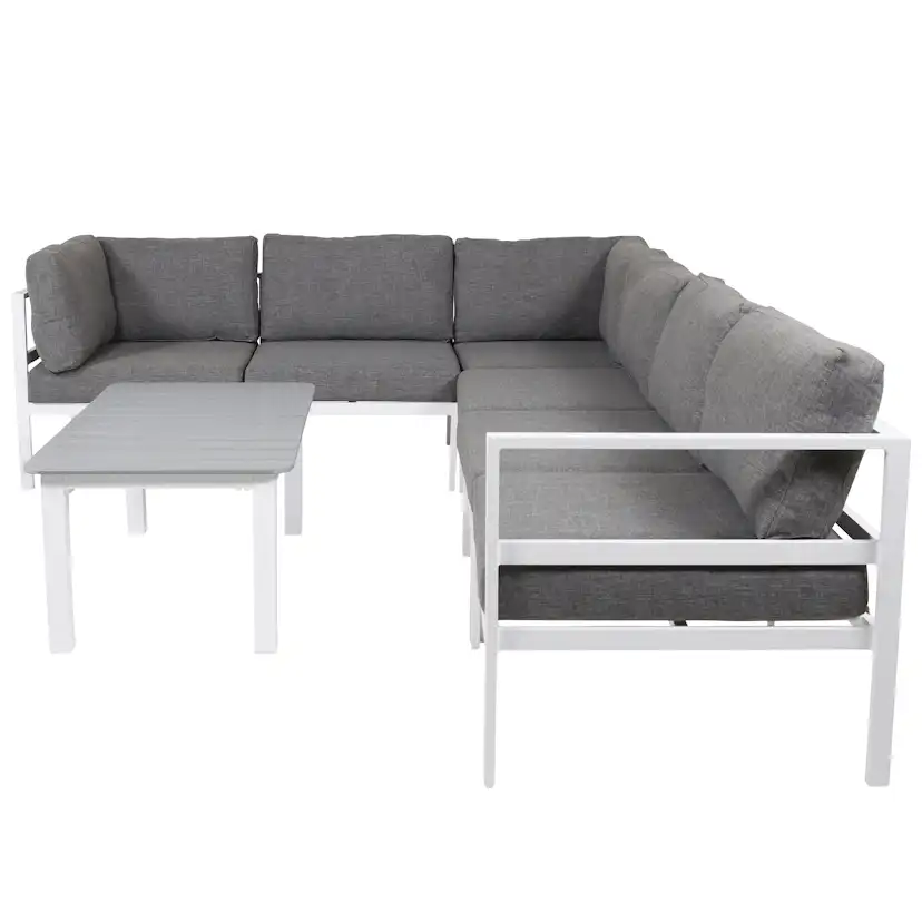Loungegrupp Venture Home Copacabana med Pincy Soffbord 3+3 Utomhus