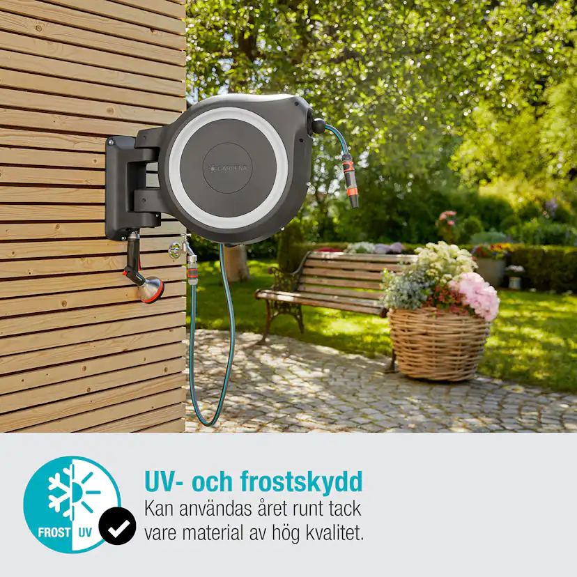 Slangbox Gardena RollUp XL Med Bevattningsmunstycke