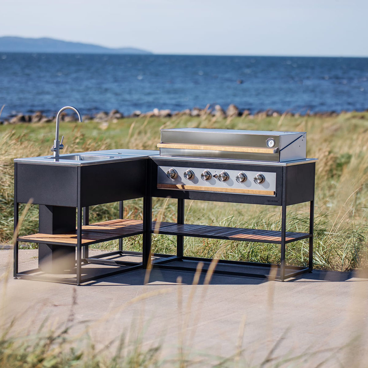 Hörnmodul Skeldervik Stainless Countertop