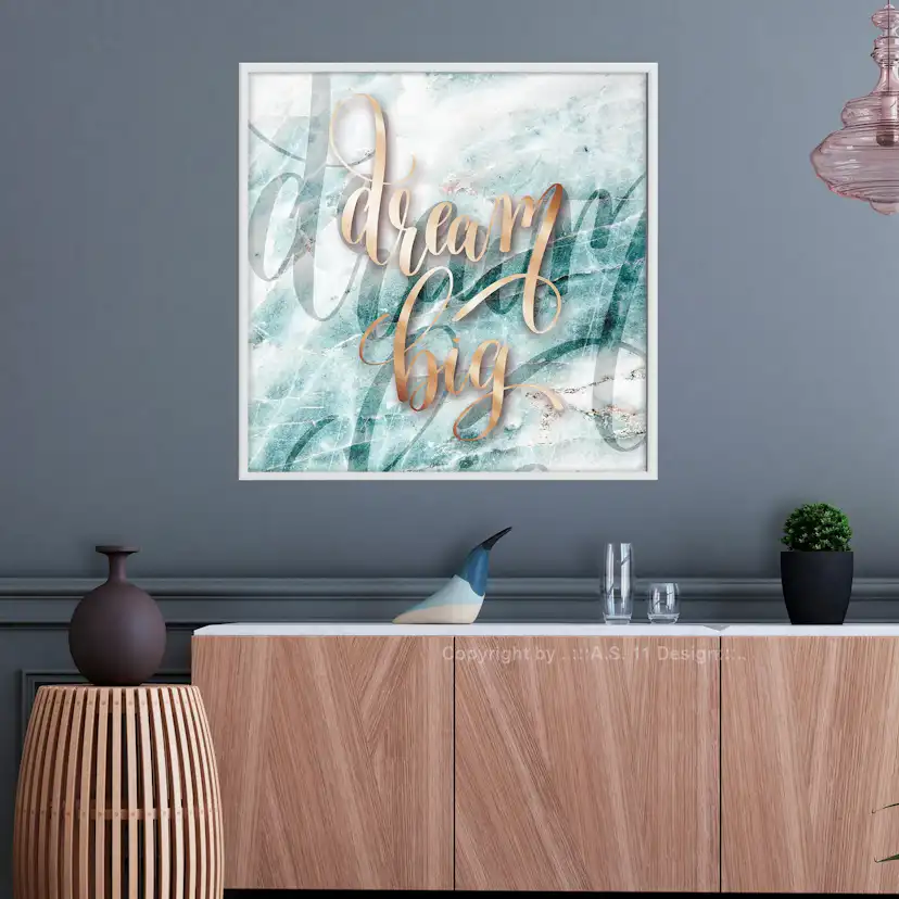 Poster Artgeist Affisch Dream Big