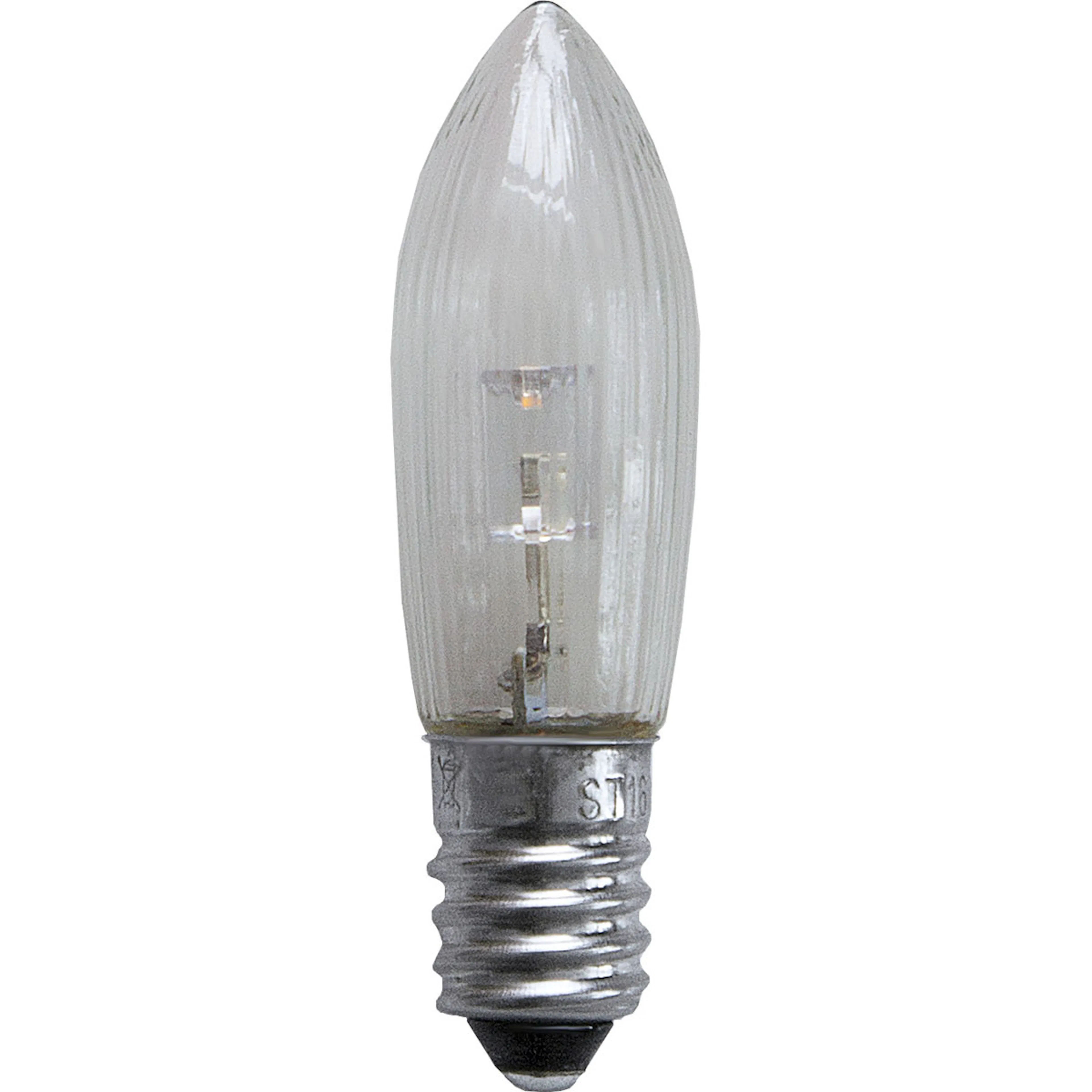 LED-Reservlampa Star Trading E10 Universal LED Klar 3-pack