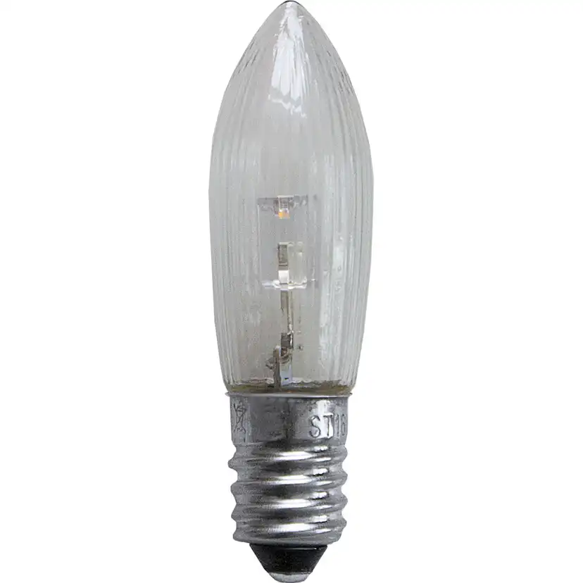 LED-Reservlampa Star Trading E10 Universal LED Klar 3-pack