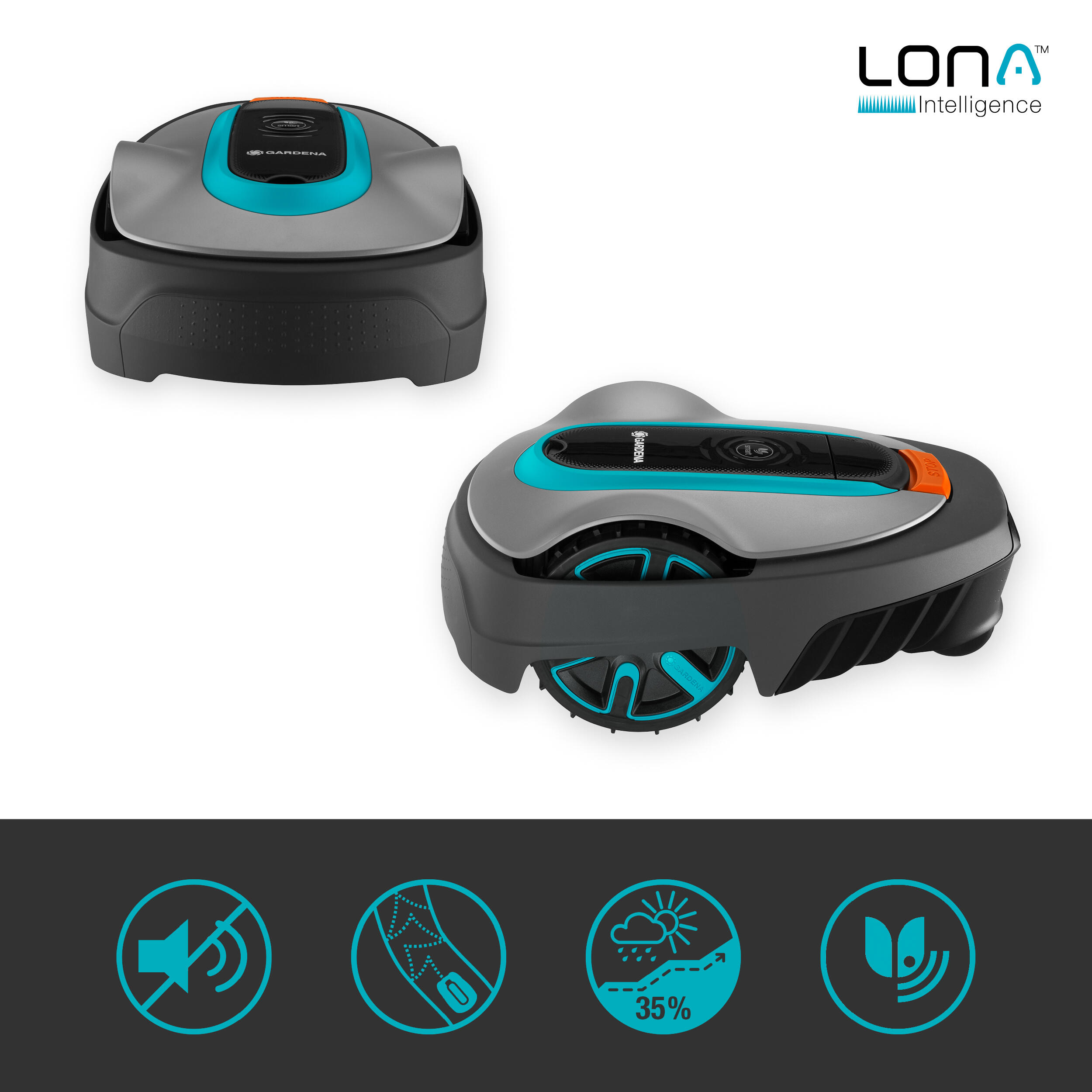 Robotgräsklippare Smart Sileno City 600 Lona
