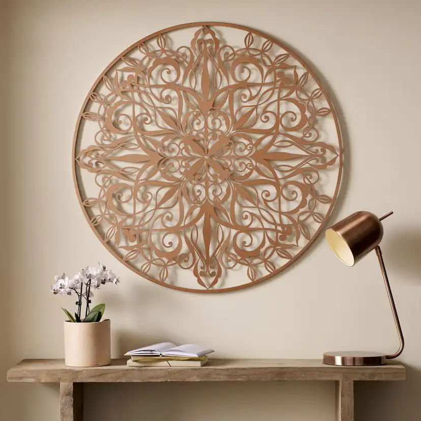Metallkonst Art for the Home Mandala Köparen