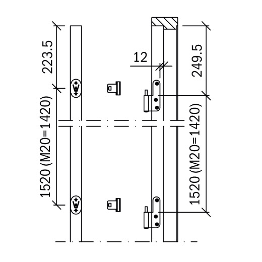 Gammal Standard Swedoor