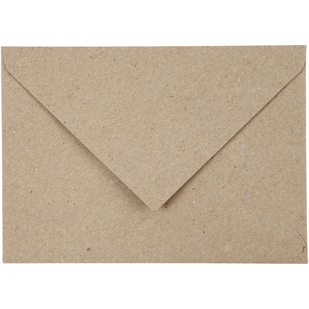 Kuvert Creativ Company Kvist Stl 11,5x16 cm Beige 50 St/1 Förp