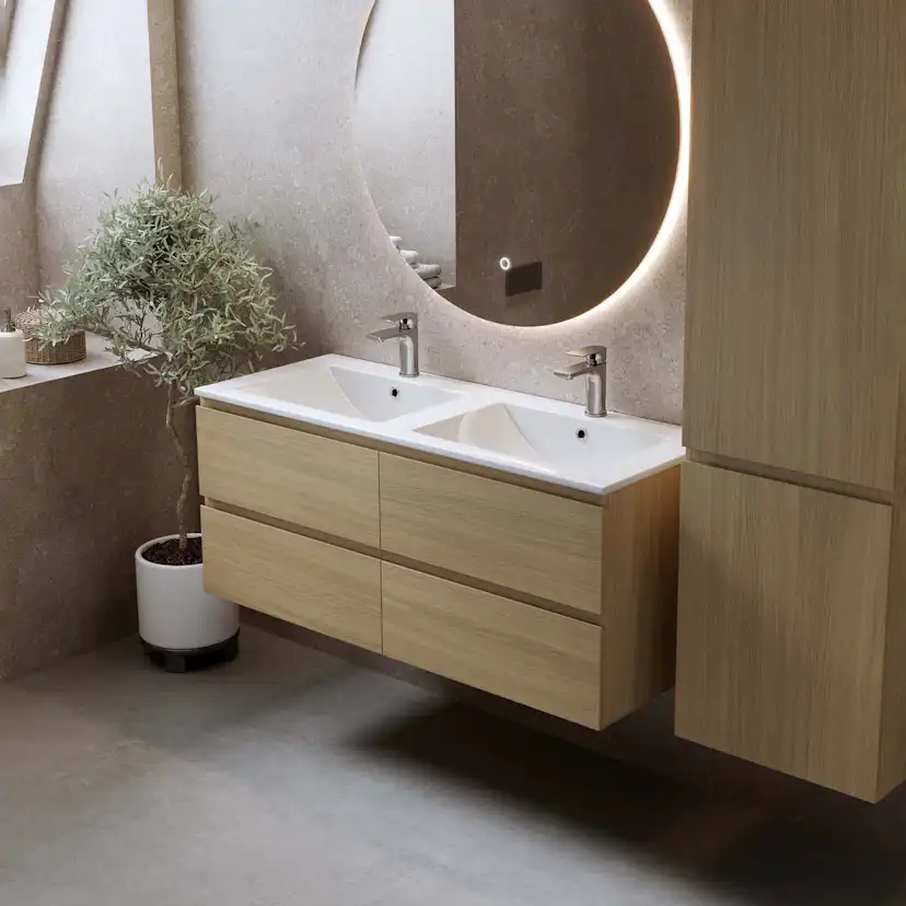 Tvättställsskåp Bathlife Eufori Ljus Ek