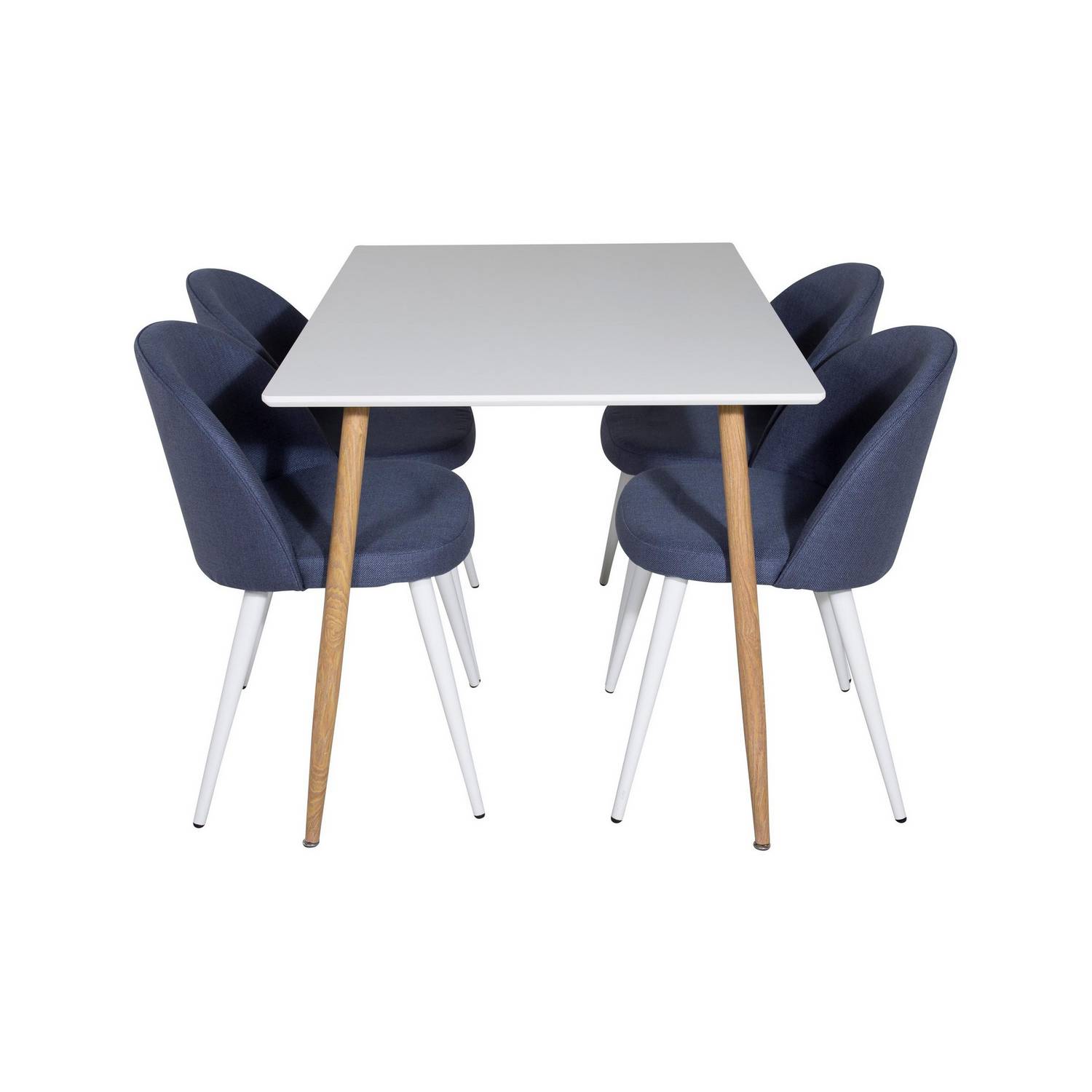 Matgrupp Basic Home Pontus Rektangulärt Matbord 120 cm med 4 Sedavi Matstol