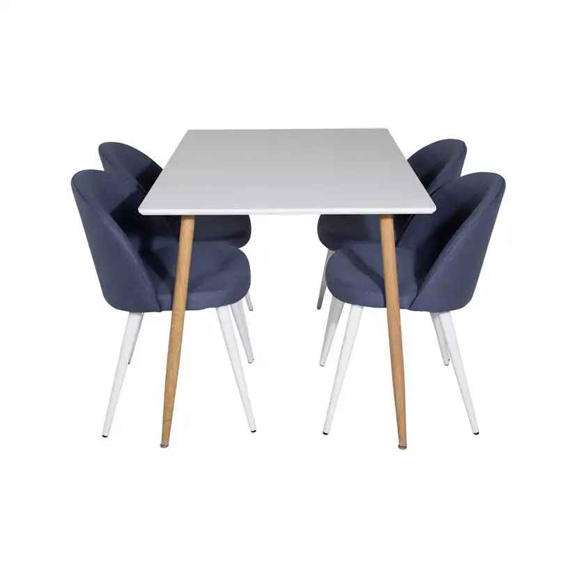Matgrupp Basic Home Pontus Rektangulärt Matbord 120 cm med 4 Sedavi Matstol