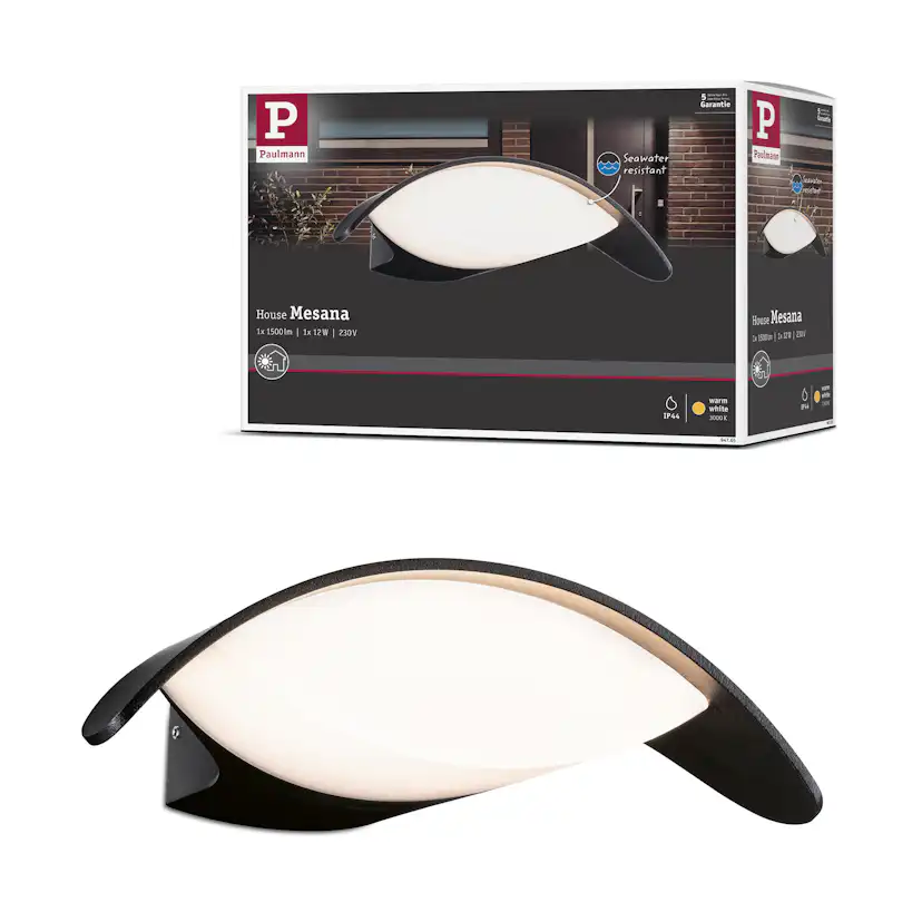 Fasadbelysning LED Paulmann Mesana IP44 230V