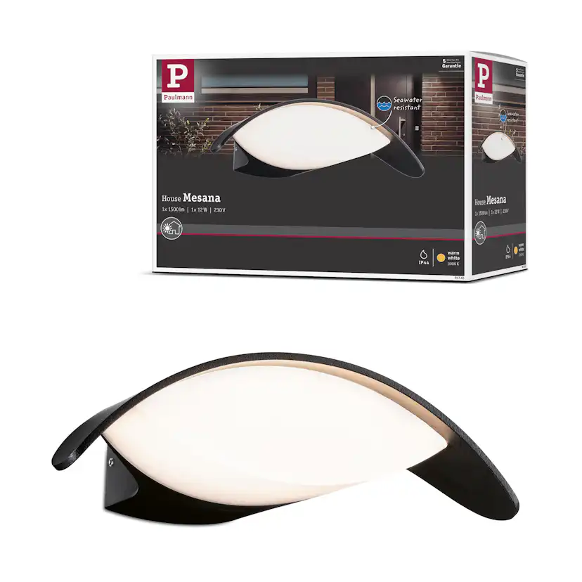Fasadbelysning LED Paulmann Mesana IP44 230V
