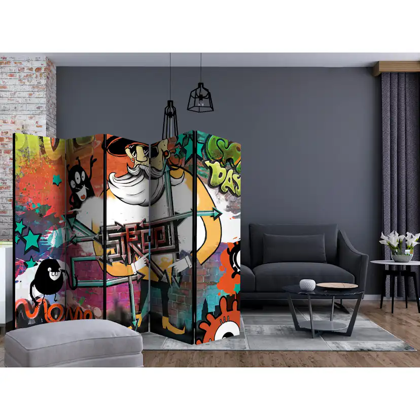 Rumsavdelare Skärmvägg Arkiio Street Movie II 225x172 cm