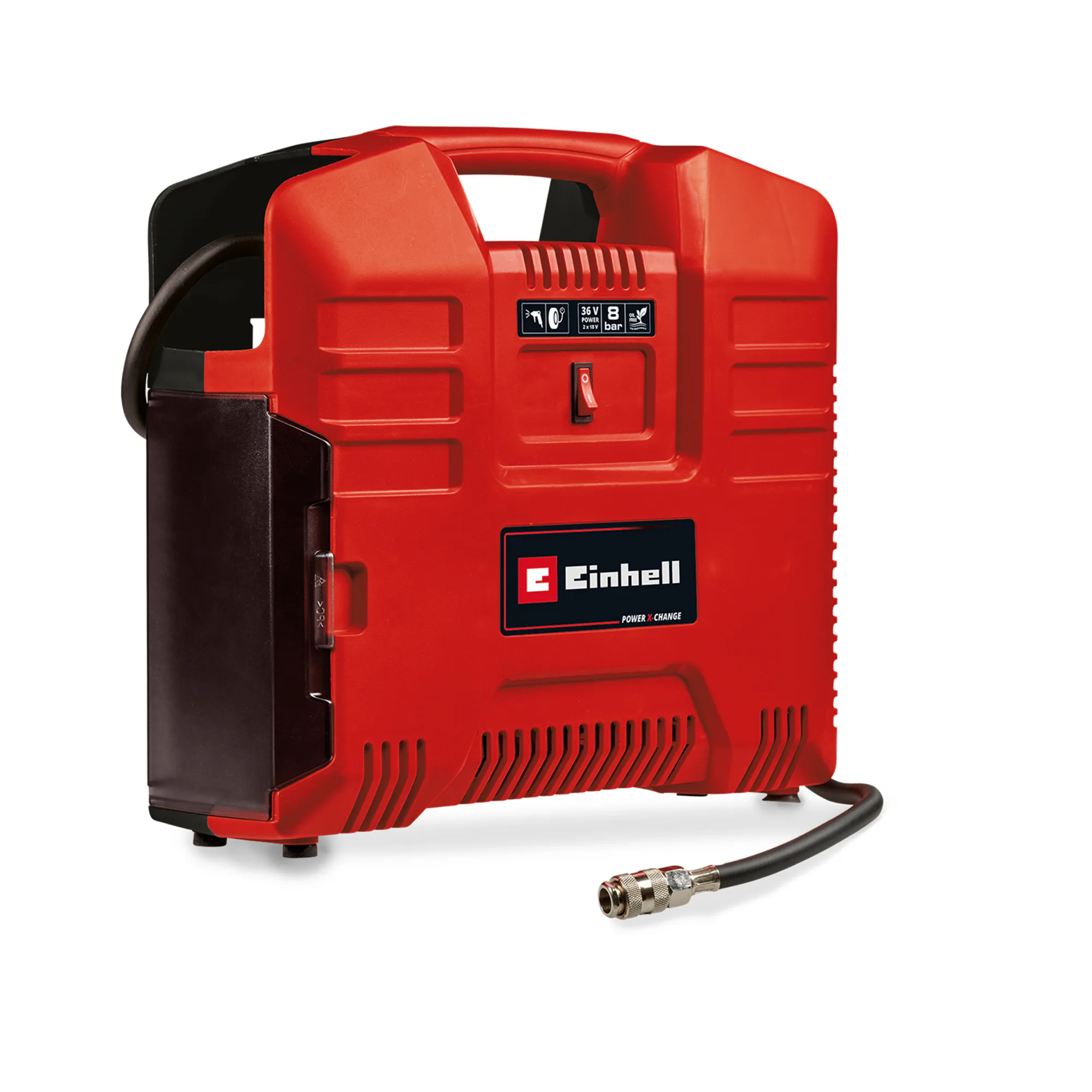 Portabel Kompressor Einhell TE-AC 36/8 Li OF Set-Solo Sladdlös utan Batteri