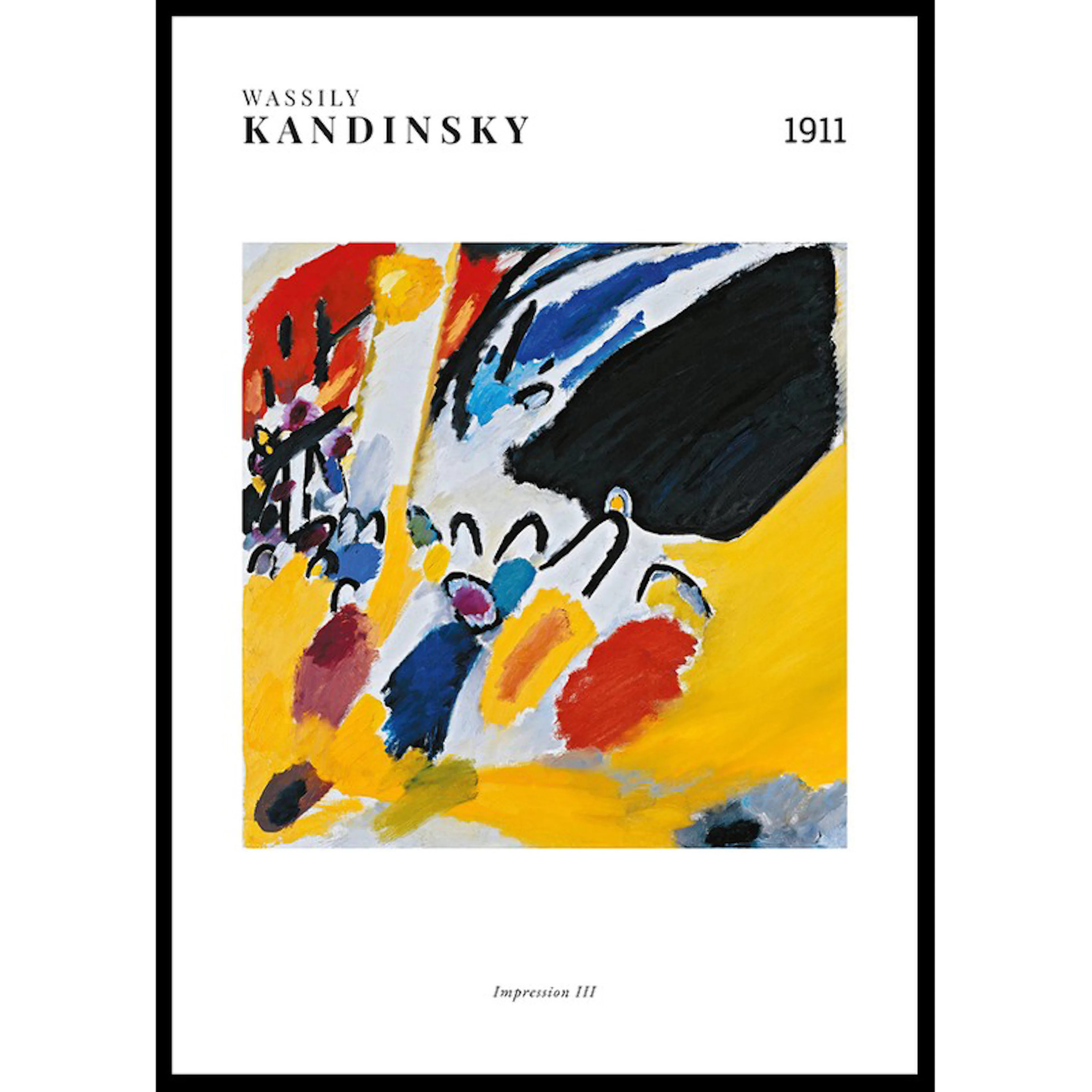 Impression III By Wassily Kandinsky 50x70 50x70 cm