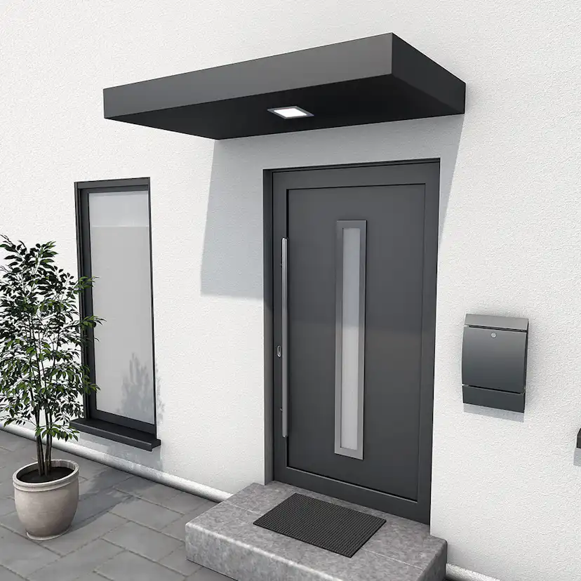 Entrétak gop Block BS 200 Aluinium Antracit
