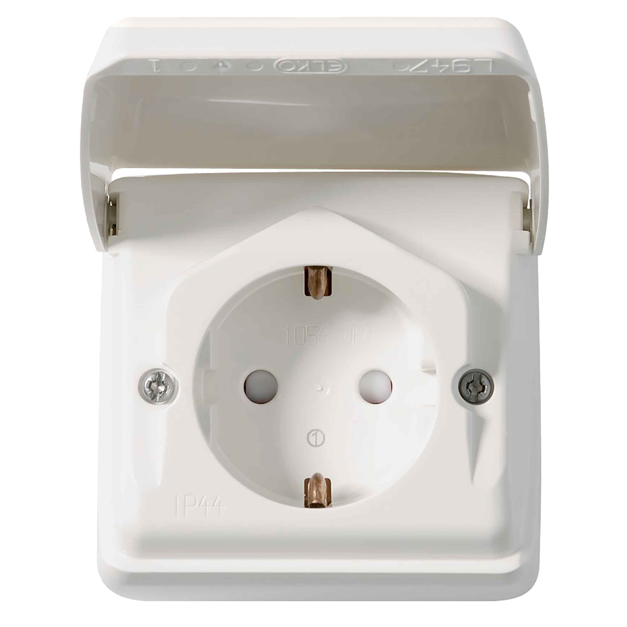 Vägguttag Elko 1-Vägs IP44