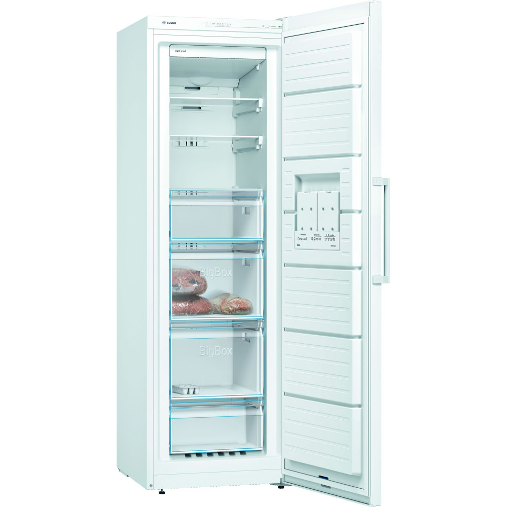 Kyl/Frys Paket Bosch KSV36NWEP + GSN36VWEP Serie 2 186 cm Vit