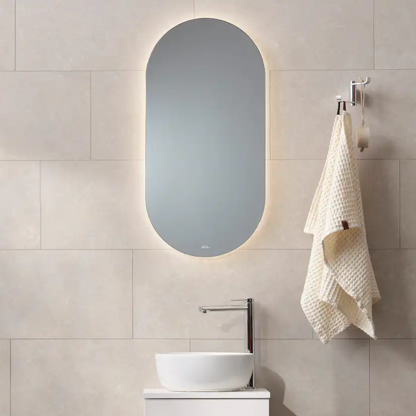 Badrumsspegel Miller Badrum Ambient DIM Oval