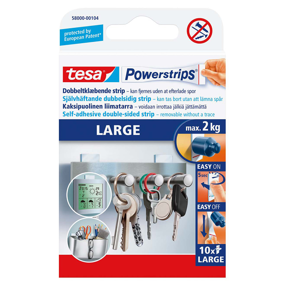 Power Tesa Strips 10 st