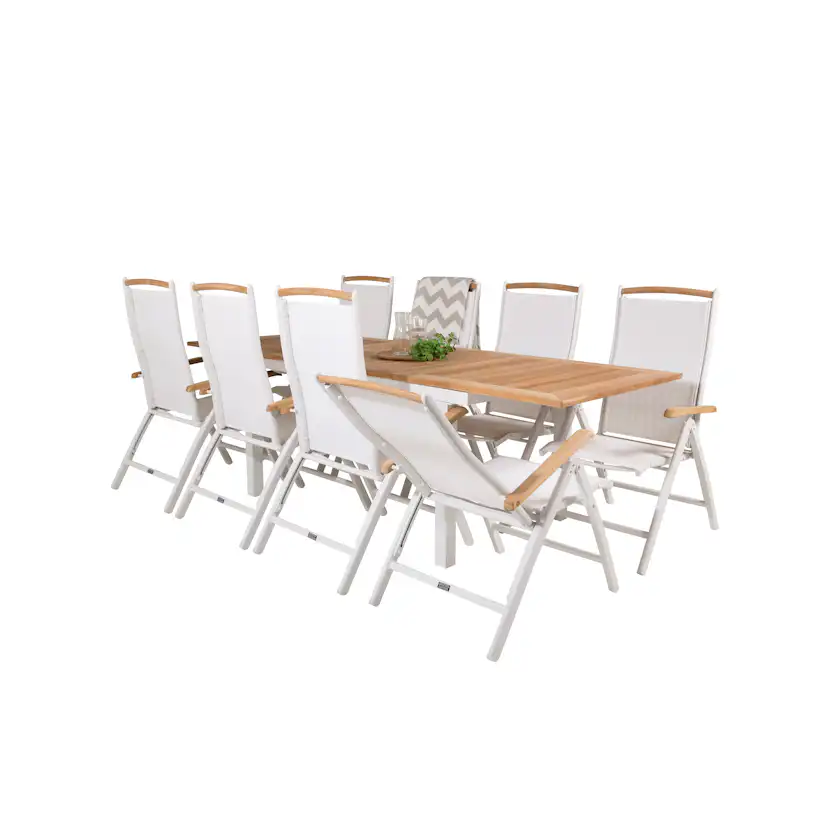 Matgrupp Venture Home Perla 160/240 med 8 Stolar