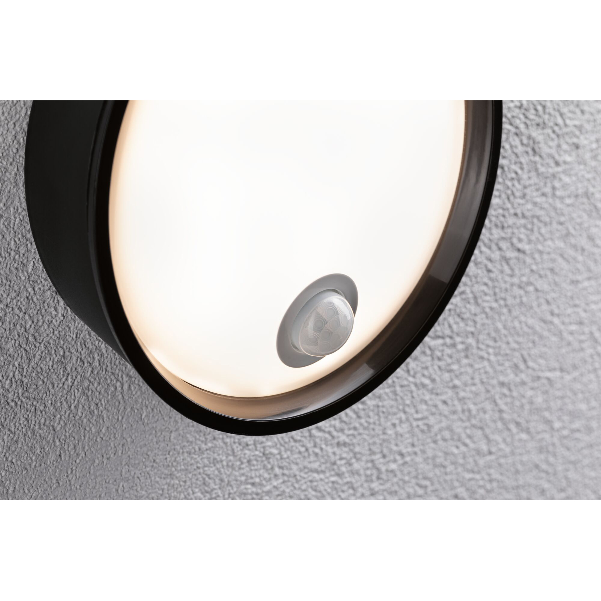 Fasadbelysning LED Paulmann Platomo Seawater Resistant IP44 230V Design: med Skymningsstyrd Rörelsedetektor, Färg: Svart