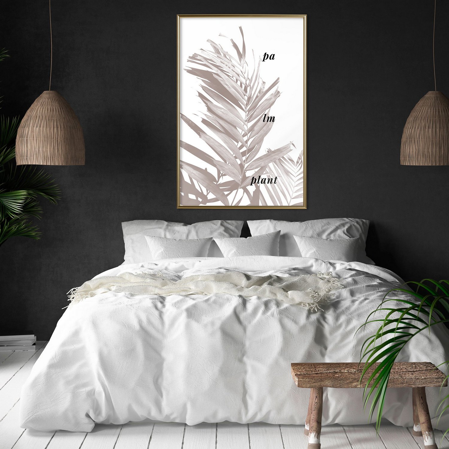 Poster Artgeist Affisch Palm Plant